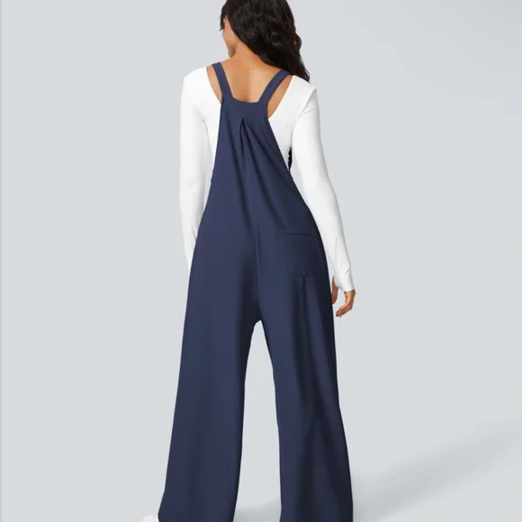 HALARA Navy Blue Overalls XL NWT - Picture 3 of 12